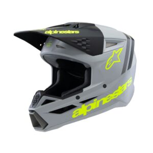 ALPINESTARS HELMET YTH SM3 RADIUM GY/BLK/Y