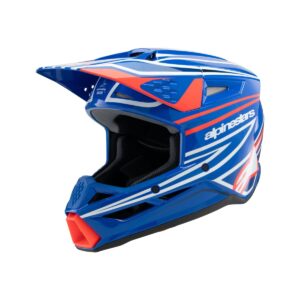 ALPINESTARS HELMET YTH SM3 WURX BLUE/RED/W