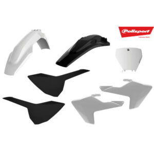 Polisport Plastic Kit White/Black