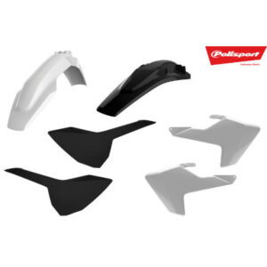 Polisport Plastic Kit White/Black
