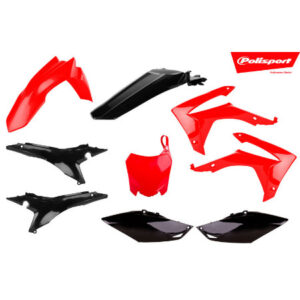 Polisport Plastic Kit Red cr04/Black