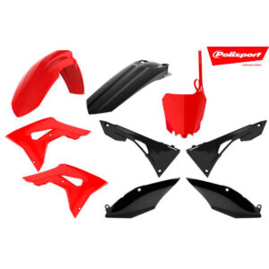 Polisport Plastic Kit Red cr04/Black