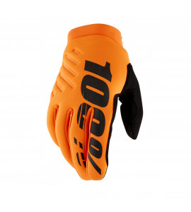 100%, BRISKER HANDSKER, KID, ORANGE