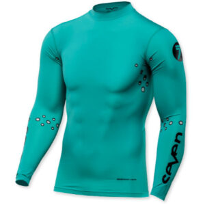 Seven Zero Compression Jersey Aqua