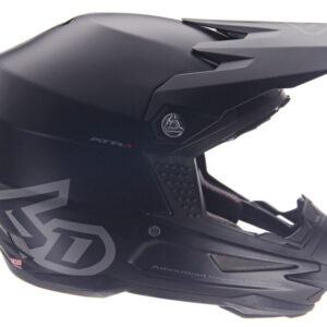 6D ATR-1 Solid Helmet  Black Matte