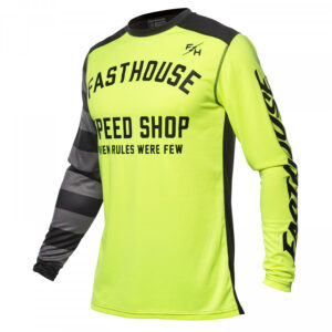 FASTHOUSE, CARBON ETERNAL JERSEY, ADULT,  NEON BLACK YELLOW