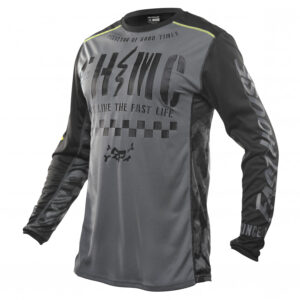 FASTHOUSE, JERSEY, OFF-ROAD GRINDHOUSE CHARGE, ADULT,  BLACK GREY