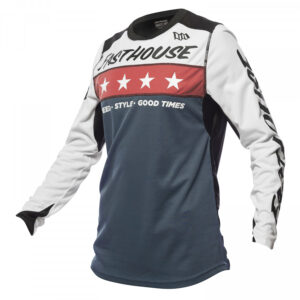 FASTHOUSE, JERSEY, WOMEN'S ELROD ASTRE, ADULT, WHITE BLUE PINK