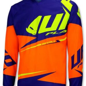 UFO Revolt Jersey Mørkblå-Orange-Gul Kids