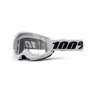 100%, STRATA 2 BRILLE HVID - KLART LINSE, VOKSEN