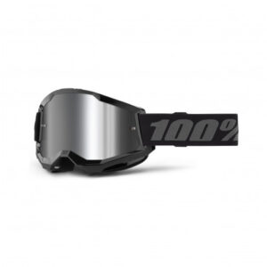 100%, STRATA 2 BRILLE SORT - SPEJL SØLVLINSE, VOKSEN