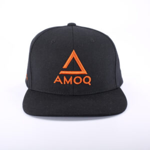 AMOQ Original Snapback Kasket Sort/Orange