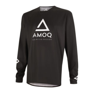 AMOQ Ascent Comp trøje sort-hvid