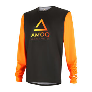 AMOQ Ascent Comp trøje sort-Orange