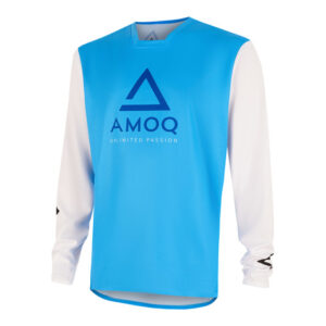 AMOQ Ascent Comp trøje Sky Blå-hvid