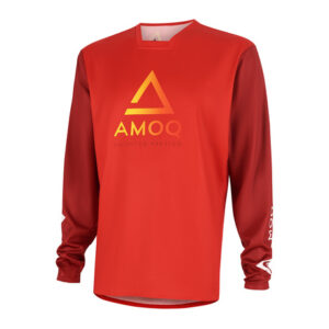 AMOQ Ascent Comp trøje Rød-Dk Rød