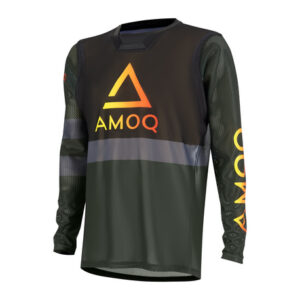 AMOQ Airline Mesh trøje Military Grøn-sort
