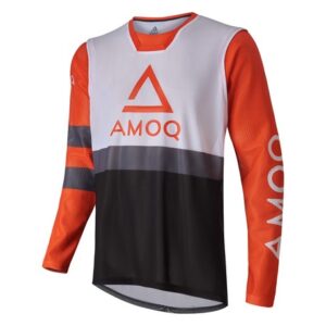 AMOQ Airline Mesh trøje Orange/Hvid