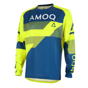AMOQ Ascent Strive V2 trøje gul-Navy