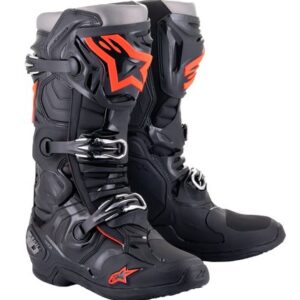 Alpinestars Boot Tech 10 sort/Rød Fluo