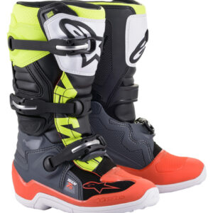 Alpinestars Boot Tech 7s junior Gr/Rød/Yel Fluo
