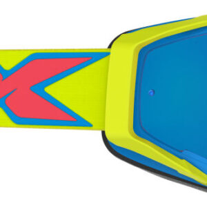 EKS EKS-S Goggle - Flo Yellow/Cyan/Fire Red