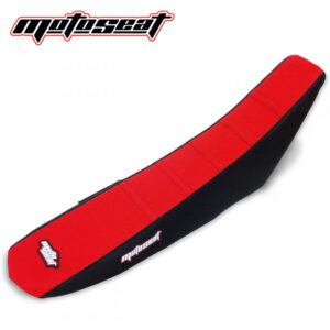MOTO SEAT, RIBBED SEAT COVER, RED BLACK SUZUKI RM-Z250