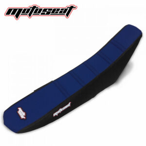 MOTO SEAT, RIBBED SEAT COVER, BLUE BLACK HUSQVARNA TC 85