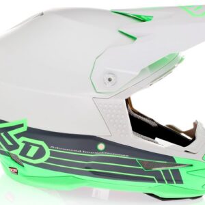 6D ATR-1 Split Helmet, Neon Green