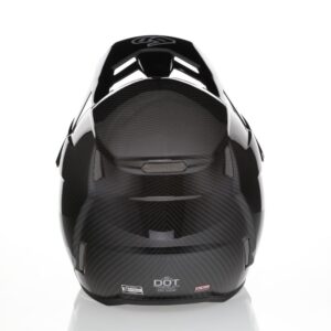6D ATR-3 Solid Helmet FIM, Gloss Black
