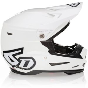 6D ATR-2 Solid Helmet, Gloss White