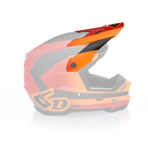 6D ATR-3 Pure Visor, Gloss Orange