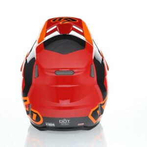 6D ATR-3 Pure Helmet FIM, Gloss Orange