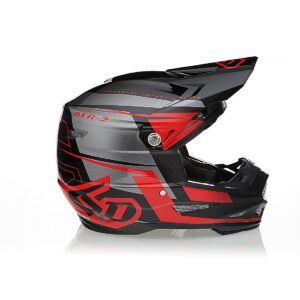 6D ATR-2 Mach Helmet, Red
