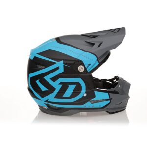 6D ATR-2 Torque Helmet, Cyan/Grey Matte