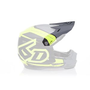 6D ATR-2Y Torque Helmet Visor, Neon Yellow Matte