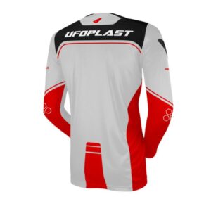 UFO Ares Youth Jersey, Grey/Red
