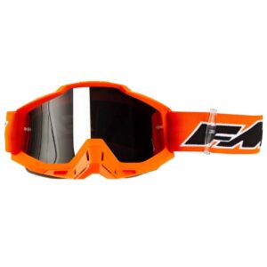 FMF POWERBOMB Goggle Rocket Orange - Spejl Sølv Lens
