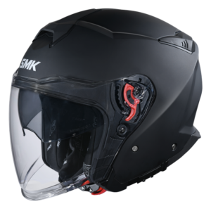 SMK GTJ matt black (pilot w/sunvisor)