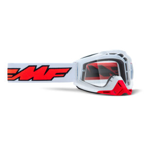 FMF POWERBOMB Goggle Rocket White - Clear Lens