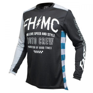 FASTHOUSE, GRINDHOUSE CYPHER JERSEY, ADULT,SILVER BLACK