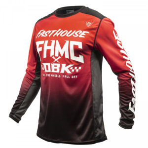 FASTHOUSE, GRINDHOUSE TWITCH JERSEY, ADULT, BLACK RED