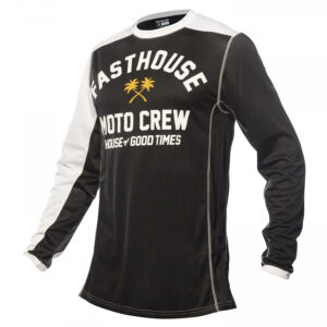 FASTHOUSE, JERSEY, GRINDHOUSE HAVEN, ADULT, BLACK WHITE