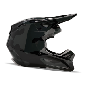 FOX YTH V1 BNKR HELMET [BLK CAM]