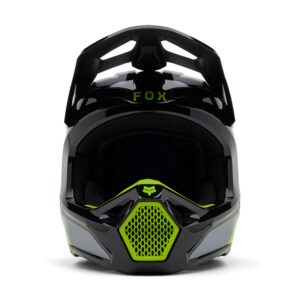 Alternative view of FOX YTH V1 LEAN HELMET [GRY/YLW]