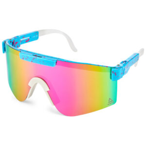 AMOQ Comet Sunglasses Light Blå Splash - Rose Mirror