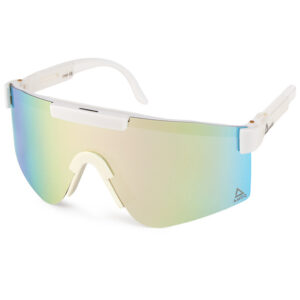 AMOQ Comet Sunglasses Hvid - Pink Mirror