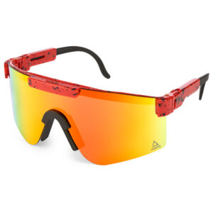AMOQ Comet Sunglasses Rød Splash - Rød Mirror