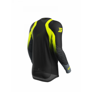 Alternative view of SHOT, JERSEY AEROLITE ULTRA, ADULT, NEON BLACK YELLOW GREY