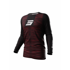 SHOT, JERSEY CONTACT SKILL, ADULT, BLACK RED